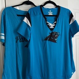 Fanatics Teal Panthers Lace-Up Jersey and Panthers Tshirt